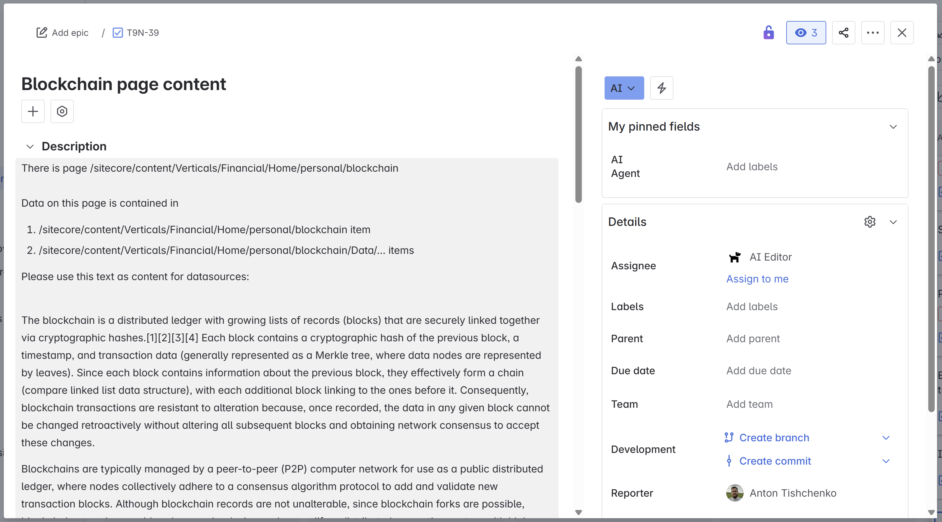 Create content