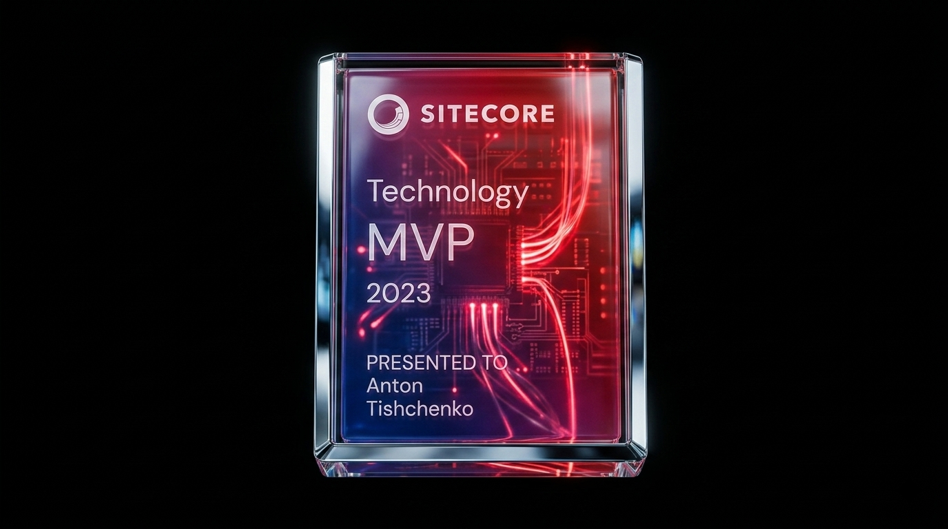 EXDST Anton Tishchenko wins Sitecore Most Valuable Professional 2023 award